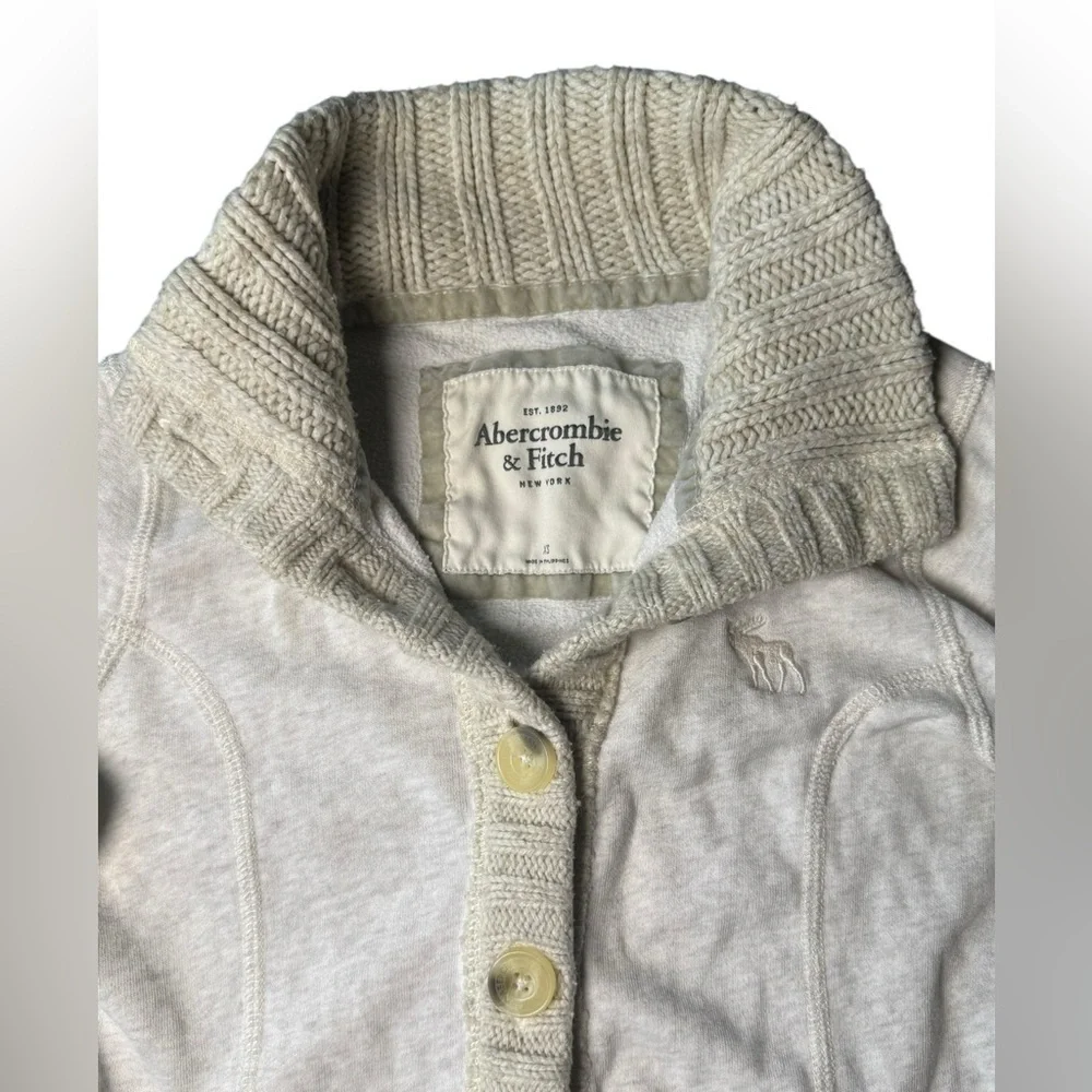 Y2K Abercrombie Button Jacket Cardigan. XS